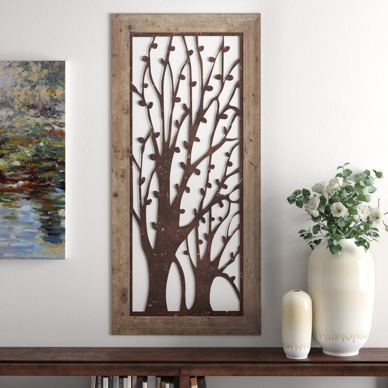 Darby Home Co Garden Trees Wall Décor & Reviews Wayfair